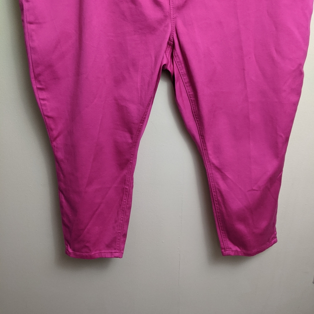 Seven 7 Melissa McCarthy pink capri pants